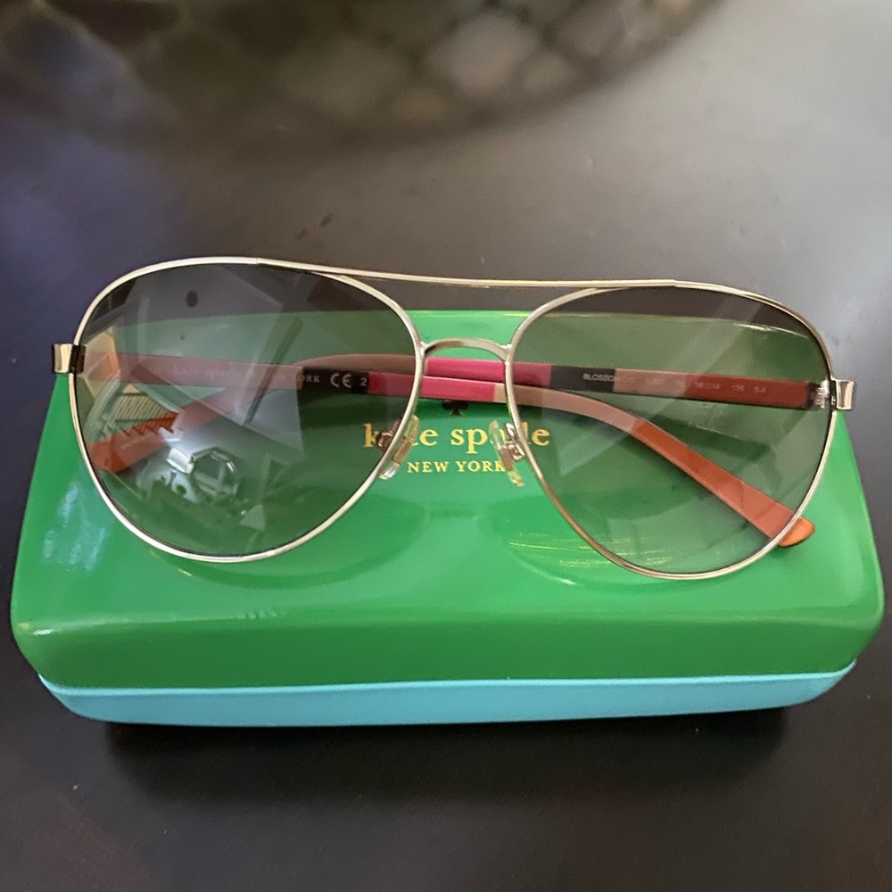 Kate Spade Blossom Aviator Frame Sunglasses